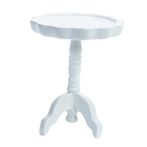 SOIMISS Miniatur Runder Holztisch Weiß Sicherer Puppenhaus Möbel Miniatur Tischmodell Langlebig Realistische Tischdekoration für Kleines Rundes Möbelmodell SOIMISS Miniatur Runder Holztisch Weiß Sicherer Puppenhaus Möbel Miniatur Tischmodell Langlebig Realistische Tischdekoration für Kleines Rundes Möbelmodell von SOIMISS