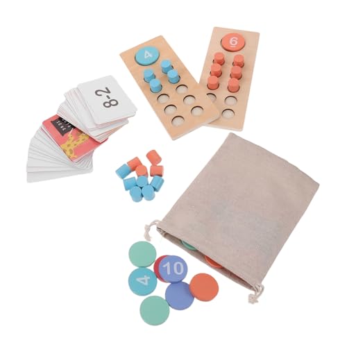 SOIMISS Montessori Holz Rechenrahmen Lernspielzeug mit Bunten Perlen Tragbarer Zählrahmen für Vorschulkinder Fördert Zahlenverständnis Addition Subtraktion Mathe Lernspielzeug für SOIMISS Montessori Holz Rechenrahmen Lernspielzeug mit Bunten Perlen Tragbarer Zählrahmen für Vorschulkinder Fördert Zahlenverständnis Addition Subtraktion Mathe Lernspielzeug für von SOIMISS