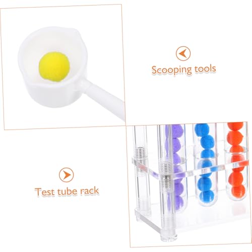 SOIMISS Montessori Stem Lernspielzeug mit Testrohren und Ständer Farbensortier Zählset für Feinmotorik Matheförderung Pädagogische Experimentierwerkzeuge für Vorschulkinder SOIMISS Montessori Stem Lernspielzeug mit Testrohren und Ständer Farbensortier Zählset für Feinmotorik Matheförderung Pädagogische Experimentierwerkzeuge für Vorschulkinder von SOIMISS