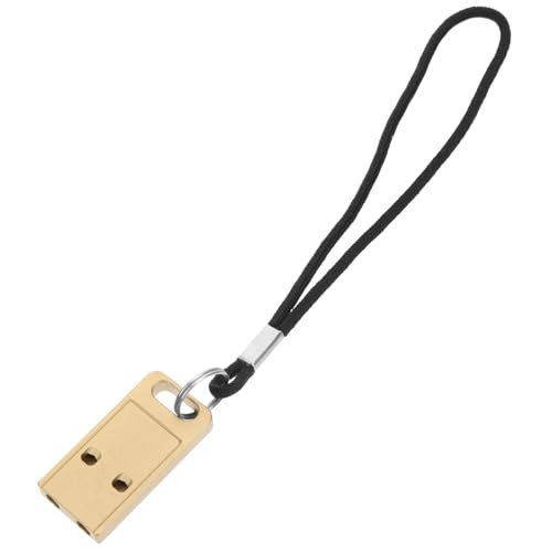 SOIMISS Notfallpfeife aus Messing Kompakte Laute Überlebenspfeife mit Schlüsselanhänger Vielseitig Einsetzbar für Camping Wanderungen Training Hilfe und Schiedsrichtereinsatz SOIMISS Notfallpfeife aus Messing Kompakte Laute Überlebenspfeife mit Schlüsselanhänger Vielseitig Einsetzbar für Camping Wanderungen Training Hilfe und Schiedsrichtereinsatz von SOIMISS