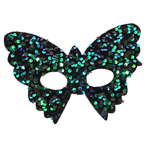 SOIMISS Pailletten-Schmetterlingsmaske Dekorationen Maskerade Masken Cosplay-Maske Maske zum Tanzen halloween masken halloweenmaske Abschlussball Maske Paillettenmasken-Maskerade PVC Green von SOIMISS