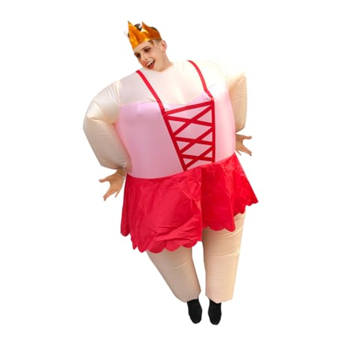 SOIMISS Performance Kleidungsstück Aufblasbarer Flamingo Anzug Aufblasbares Kostüm Aufblasbare Kleidung Für Erwachsene Ballett Cosplay Urlaubsanzug Aufblasbarer Ballett Blow Up von SOIMISS