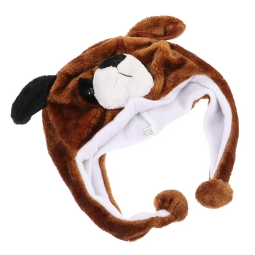 SOIMISS Plüsch Cartoon Hund Mütze Braun Kuscheliger Cosplay Hut Ohrwärmer Lustiges Kostüm für Mädchen SOIMISS Plüsch Cartoon Hund Mütze Braun Kuscheliger Cosplay Hut Ohrwärmer Lustiges Kostüm für Mädchen von SOIMISS