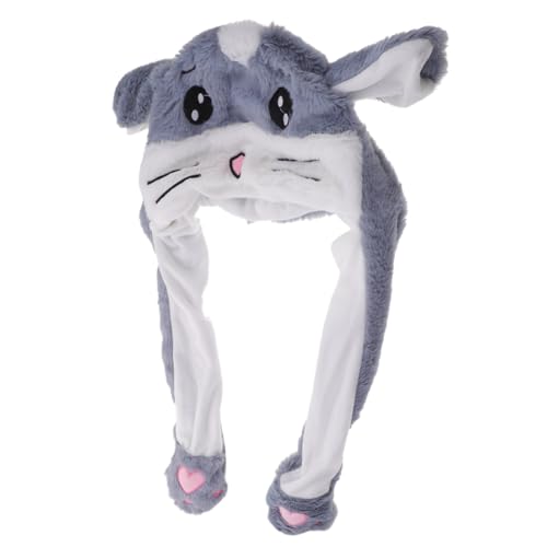 SOIMISS Plüsch Hamster Mütze mit Beweglichen Ohren Cartoon Hut Party Dress Up Lustige Kuschelige Kopfbedeckung für Erwachsene Zufällige Farbe Zufällige Farbe SOIMISS Plüsch Hamster Mütze mit Beweglichen Ohren Cartoon Hut Party Dress Up Lustige Kuschelige Kopfbedeckung für Erwachsene Zufällige Farbe Zufällige Farbe von SOIMISS