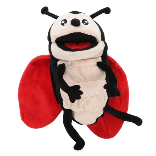 SOIMISS Marienkäfer Handpuppe für Kinder Plüsch Geschichtenerzählpuppe Interaktive Marionette für Kreative Spielstunden Sicheres Handspielzeug aus PP Baumwolle SOIMISS Marienkäfer Handpuppe für Kinder Plüsch Geschichtenerzählpuppe Interaktive Marionette für Kreative Spielstunden Sicheres Handspielzeug aus PP Baumwolle von SOIMISS