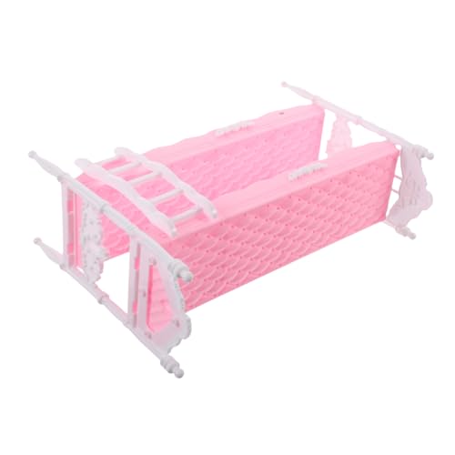 SOIMISS Prinzessinnen Puppenbett Zubehör Doppelstockbett für Mädchen für Rollenspiele Detailgetreues Miniaturmöbel für Puppenhäuser Fördert Kreativität und Vorstellungskraft SOIMISS Prinzessinnen Puppenbett Zubehör Doppelstockbett für Mädchen für Rollenspiele Detailgetreues Miniaturmöbel für Puppenhäuser Fördert Kreativität und Vorstellungskraft von SOIMISS
