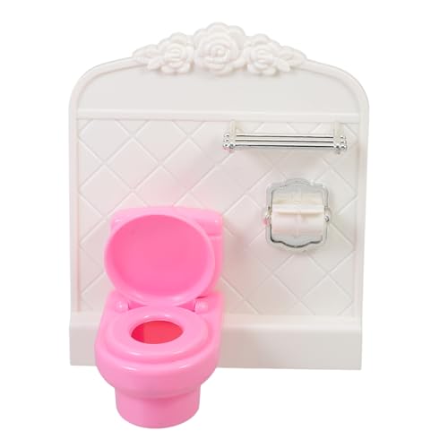 SOIMISS Miniatur Toilette Puppenhaus Zubehör Buntes Kleiner Badezimmer Modell Realistische Spielzeug für Feenhäuser Dekorative Kreative Szenen SOIMISS Miniatur Toilette Puppenhaus Zubehör Buntes Kleiner Badezimmer Modell Realistische Spielzeug für Feenhäuser Dekorative Kreative Szenen von SOIMISS