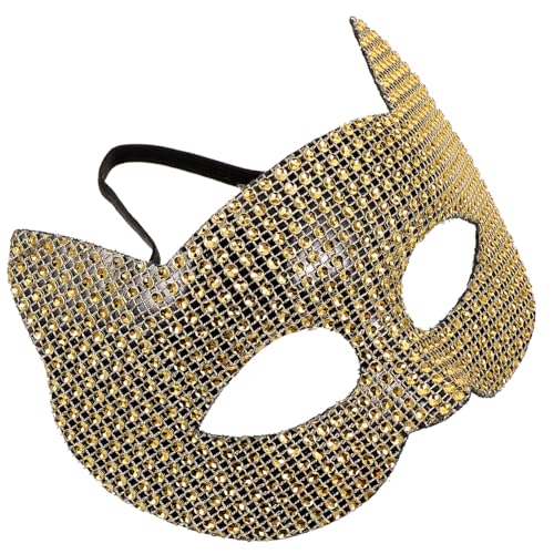 SOIMISS Strass Maske Maskerade Maske Halloween Maske Fuchs Maske Karnevalsmaske Party Zubehör Cosplay Maske Festival Maske Dekorative Maske Maskerade Party Maske Damen Maske von SOIMISS