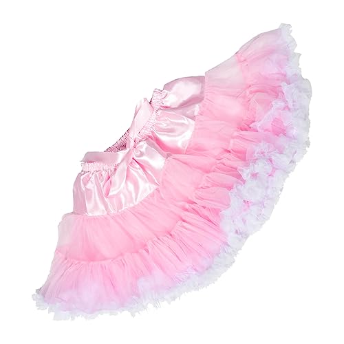 SOIMISS Tutu Für Kleine Mädchen Kostüm Ballettröckchen Kinderkleidung Babymädchen Prinzessinnen Kleid Cheerleader-outfit Für Kleinkinder Tutus Für Kleine Mädchen Polyester Rosa von SOIMISS