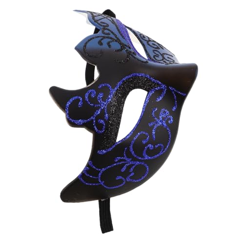 SOIMISS Venezianische Maskerade Halbgesichtsmaske für Erwachsene mit Glitzer-design Handbemalt Komfortabel Hautfreundlich als Halloween Party Maske und Fotorequisite SOIMISS Venezianische Maskerade Halbgesichtsmaske für Erwachsene mit Glitzer-design Handbemalt Komfortabel Hautfreundlich als Halloween Party Maske und Fotorequisite von SOIMISS