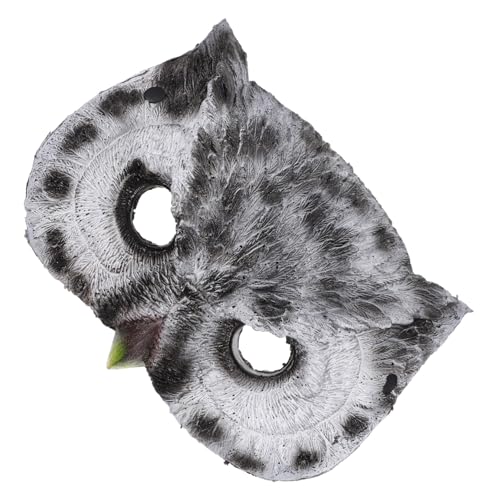 SOIMISS Vogel Maske Halloween-tier Maske Maskerade Männer Adler-masken-requisite Vogelmasken Für Erwachsene Eulenmaske Halloween Maskenball Maske Augenmaske Halloween Krähenmaske Pu Grey von SOIMISS