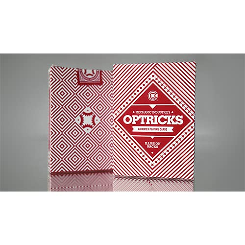 SOLOMAGIA Mechanic Optricks (Red) Deck by Mechanic Industries von SOLOMAGIA