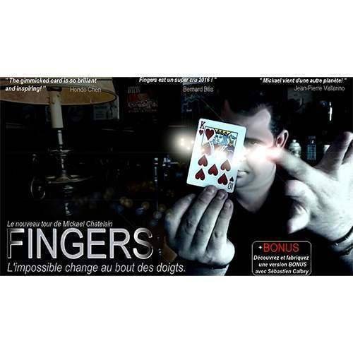 SOLOMAGIA Fingers (Red) by Mickael Chatelin - Karten Tricks - Zaubertricks und Props von SOLOMAGIA