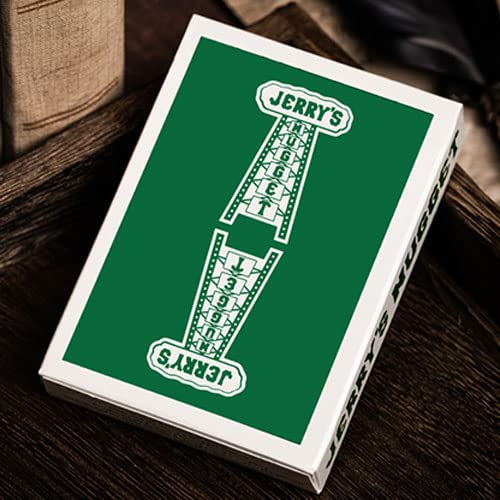 SOLOMAGIA Jerry's Nugget (Felt Green) Marked Monotone Playing Cards von SOLOMAGIA