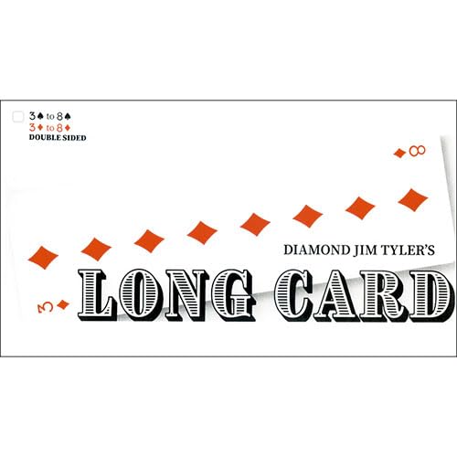 SOLOMAGIA Long Card (Double-Sided) by Diamond Jim Tyler von SOLOMAGIA