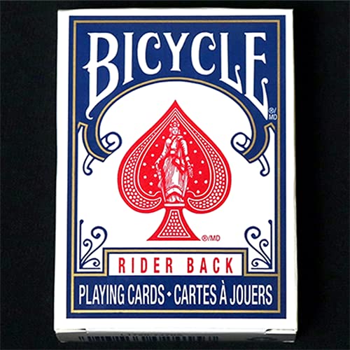 SOLOMAGIA Mini Bicycle Cards (Blue) - Close-Up - Zaubertricks und Props von SOLOMAGIA