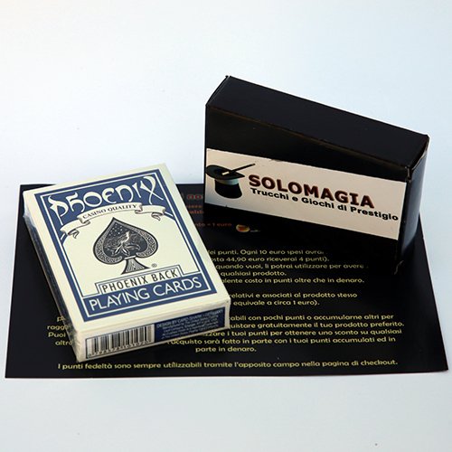 SOLOMAGIA Phoenix Blue – Card Games – Magic Tricks and Magic von SOLOMAGIA