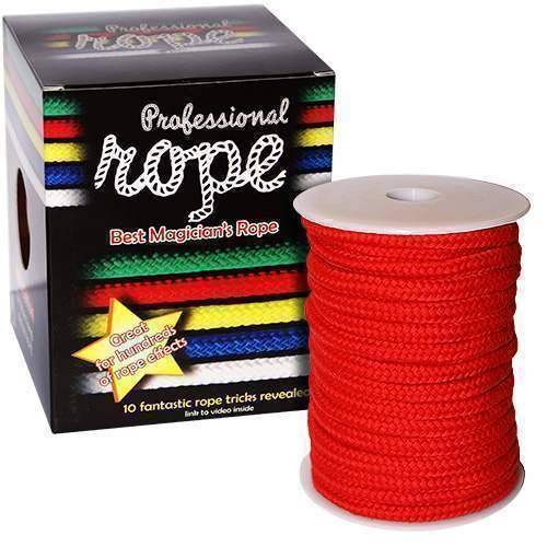 SOLOMAGIA Professional Rope - 15 mt. - Red (100% Cotton) - Magie mit Seil - Zaubertricks und Props von SOLOMAGIA