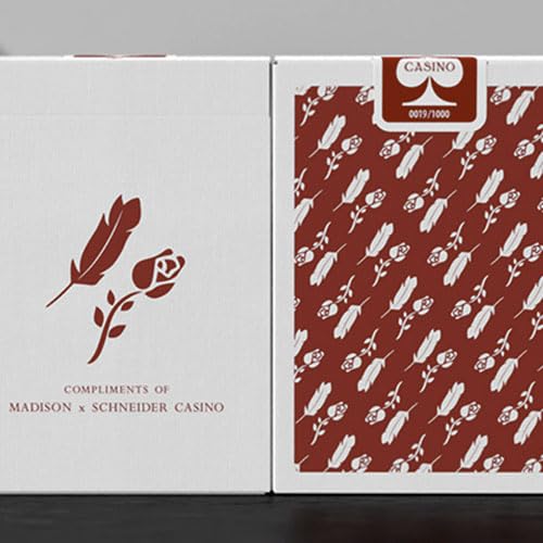 SOLOMAGIA Red MxS Casino Playing Cards by Madison x Schneider von SOLOMAGIA