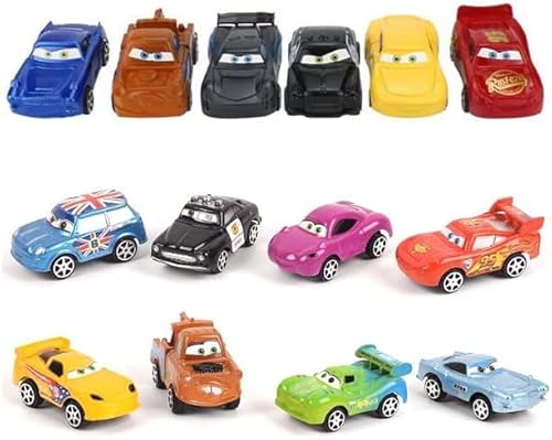 SOLPURE Car Spielzeug, 14 Stück Spielzeugauto für Kinder, Auto Spielzeug, Mini Die Cast Spielzeugautos, Zurückziehen Mini Spielzeugautos, Mini Cars Spielzeug, für Kinder ab 3 Jahren von SOLPURE