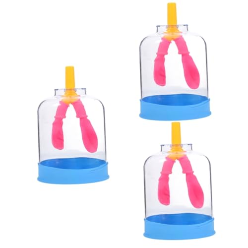 3St Lungenatmungsmodell Lungenbewegungsmodell Atemmodell Modell der Lungenanatomie Demonstrationsmodell der Lungenfunktion Lehrmittel Demonstrationsmodell der Lungenatmung Plastik SOLUSTRE von SOLUSTRE