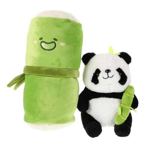 SOLUSTRE 1 Satz Panda-Puppe Panda-verzierung Panda-Ornamente Panda-Kissen Süßes Körperkissen Kuscheltiere Panda-wurfskissen Panda- Kawaii-Kissen Kawaii Kissen Panda-Zeug Plüsch von SOLUSTRE