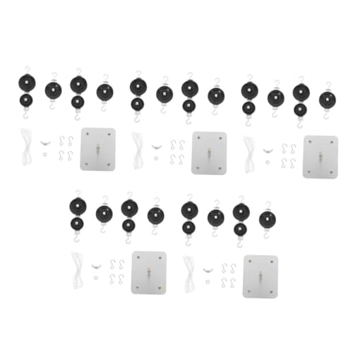 SOLUSTRE 1 Set Magnetische Riemenscheibe Flaschenzug Flaschenzug Physik Experimente Laborausrüstung Kits Riemenscheibe Projekt Kit Riemenscheibe Engineering Kit Physik von SOLUSTRE