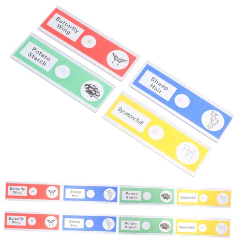 SOLUSTRE 12 Stk Mikroskop-Objektträger microscope for mikroskop Kinderbiologie Kinderrutsche Rutschen für vorbereitete Folien vorbereitete Objektträger für PVC von SOLUSTRE