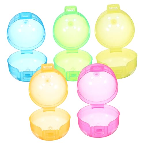 SOLUSTRE 12 Stück Teiliges Wiederverwendbarer Befüllbarer Kunststoffkapseln für Kaugummiautomat Transparente Bunte Eier Leicht zu Öffnen für Partygeschenke und Dekoration SOLUSTRE 12 Stück Teiliges Wiederverwendbarer Befüllbarer Kunststoffkapseln für Kaugummiautomat Transparente Bunte Eier Leicht zu Öffnen für Partygeschenke und Dekoration von SOLUSTRE