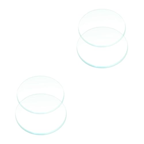 SOLUSTRE 2 Sätze Optische Konvexe Linse Konvexe Scheibe Doppelkonvexlinse 50mm Objektiv Für Physikunterricht Konvexer Linsenspiegel Optische Linse Lehrmittel Glas Transparent 2 Stück * 2 von SOLUSTRE