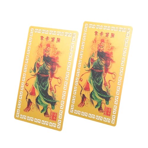 SOLUSTRE 2stücke Kleines Amulett Aus Legierung Reichtumskarte Amulettkarte Zum Schutz Tai Sui-glückskarte Amulett-dekore Chinesische Glückskarte Chinesische Tai Sui-Karte SOLUSTRE 2stücke Kleines Amulett Aus Legierung Reichtumskarte Amulettkarte Zum Schutz Tai Sui-glückskarte Amulett-dekore Chinesische Glückskarte Chinesische Tai Sui-Karte von SOLUSTRE