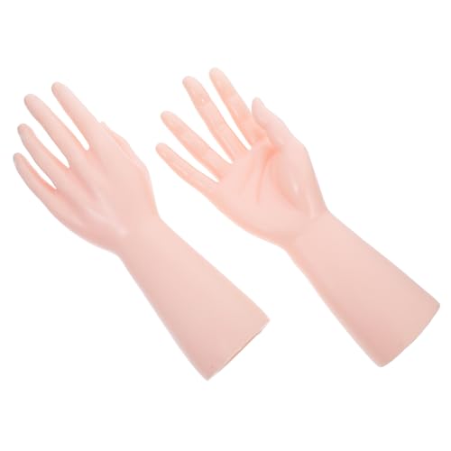 SOLUSTRE 2 Stück Simuliertes Männliches Modell Hand Requisiten Schmucktisch Schmuckständer Arbeitsplatte Ringhalter Desktop Handschuhständer Schaufensterpuppe Hand Zarter von SOLUSTRE