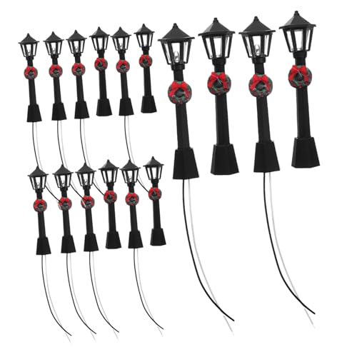 SOLUSTRE 20stücke Miniatur-straßenlaternenmodelle Led-Simulation Pfostenlichter Für Puppenhaus Mikrolandschaftsornamente DIY-bastelzubehör Winzige Nachtszenen-Dekoration Abs-Material SOLUSTRE 20stücke Miniatur-straßenlaternenmodelle Led-Simulation Pfostenlichter Für Puppenhaus Mikrolandschaftsornamente DIY-bastelzubehör Winzige Nachtszenen-Dekoration Abs-Material von SOLUSTRE