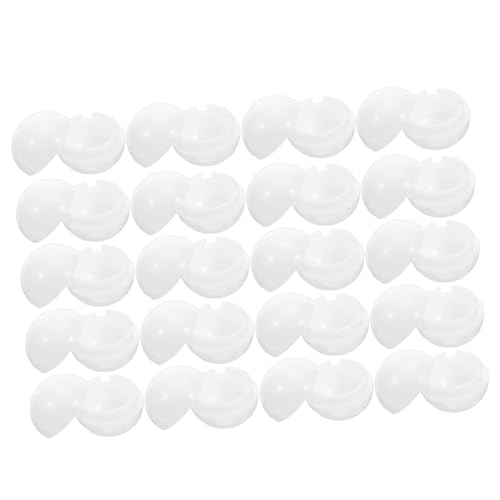 SOLUSTRE 20 Stück Weiße Vending Machine Kapseln aus Robustem Kunststoff Offene Mini Kugeln für Nachfüllungen Kompatibel mit Verschiedenen Automaten für DIY Bastelprojekte und Partydeko SOLUSTRE 20 Stück Weiße Vending Machine Kapseln aus Robustem Kunststoff Offene Mini Kugeln für Nachfüllungen Kompatibel mit Verschiedenen Automaten für DIY Bastelprojekte und Partydeko von SOLUSTRE