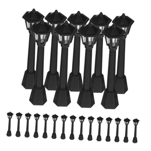 SOLUSTRE 24stücke Miniatur-straßenlaternen Für Puppenhaus-modelleisenbahnen Miniatur-lampen Mit Handgefertigten Details Als Miniatur-Dekoration Für Mikrolandschaften Und Bastelprojekte SOLUSTRE 24stücke Miniatur-straßenlaternen Für Puppenhaus-modelleisenbahnen Miniatur-lampen Mit Handgefertigten Details Als Miniatur-Dekoration Für Mikrolandschaften Und Bastelprojekte von SOLUSTRE