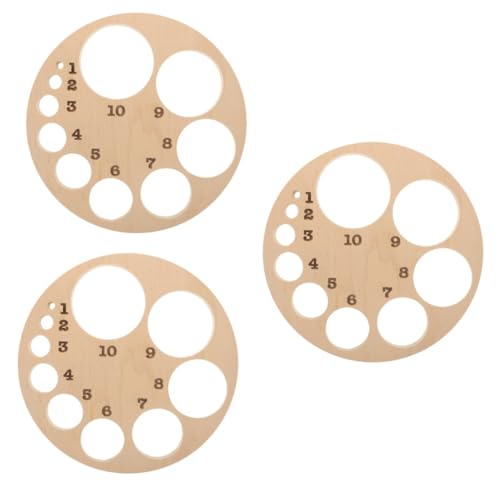 SOLUSTRE 3St Diagramm des Gebärmutterhalses Holzmodell Rad zur Positionierung der Halswirbelsäule Geburtsdilatationsdiagramm Oberschenkeltrainer Reflexologie Planke Körper J hölzern Beige von SOLUSTRE