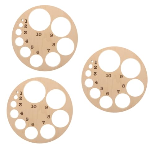 SOLUSTRE 3St Diagramm des Gebärmutterhalses Zervikales Dilatationsrad Doula-Geburtsbrett Geburtsvorbereitungskurse Geburtsdilatationsdiagramm Hebammen-Dekor Holzmodell hölzern von SOLUSTRE