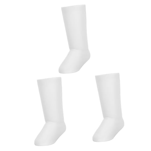 SOLUSTRE 3St Socken Fußform Sandalen-Socken-Mannequin Fußsocken Schaufensterpuppe Socken Ausstellungsstütze Kleinkind-Fußschaufensterpuppe für Schauschuh -Sandalen-Schuhformer Plastik von SOLUSTRE