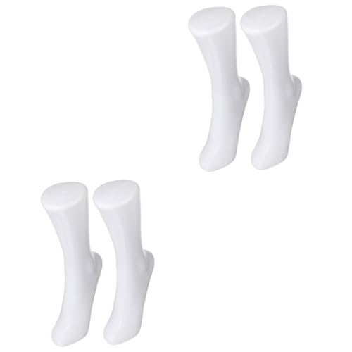 SOLUSTRE 4 Stück Damen Socken Bein Modell Requisiten sockenorganiser shoe display Schwarzes Fußsocken-Display Schaufensterpuppe Frau Herrenbekleidung Sandalen Fußkettchen anzeigen Schuhform von SOLUSTRE