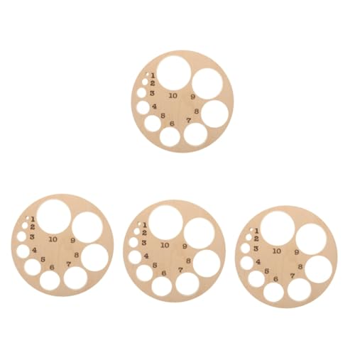 SOLUSTRE 4 Stück Diagramm des Gebärmutterhalses Holzmodell Diagramme zur Zervixdilatation Doula-Geburtsbrett Hebammen-Dekor Werkzeuge zur Positionierung des Fötus hölzern von SOLUSTRE