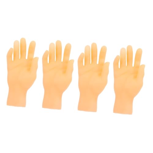 SOLUSTRE 4 Stück Handmodell-Requisiten schaufensterpuppe Schmuckdisplay Schmuckpräsentation Schmuckhand Mannequin-Hand männliche Mannequinhand Künstliche Handpuppe Handringhalter Vinyl von SOLUSTRE