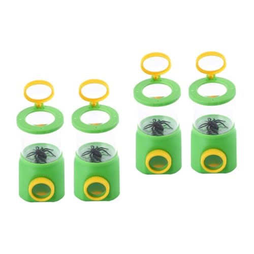 SOLUSTRE 4 Stück Outdoor Insektenbeobachtungsbox Outdoor Sammelset Outdoor Kinder Explorer Set Insektenfänger Für Kinder Insektenbeobachtungsboxen Outdoor Erkundungswerkzeuge Für von SOLUSTRE