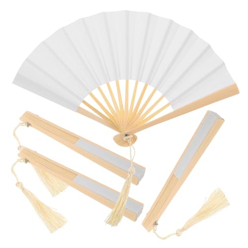 SOLUSTRE 4 Stück Teiliges Miniatur Faltbarer Handfächer für Puppen Chinesischer Vintage stil Tragbare Kleine Papierfächer als Fotorequisite und Dekoration SOLUSTRE 4 Stück Teiliges Miniatur Faltbarer Handfächer für Puppen Chinesischer Vintage stil Tragbare Kleine Papierfächer als Fotorequisite und Dekoration von SOLUSTRE