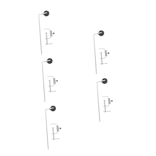 SOLUSTRE 5 Sätze Feste Riemenscheibe Physik-lernspielzeug Riemenscheibe Zur Deckenmontage Garagen-riemenscheibensystem Bewegliche Riemenscheibe Festes Flaschenzugsystem Silver Plastik von SOLUSTRE
