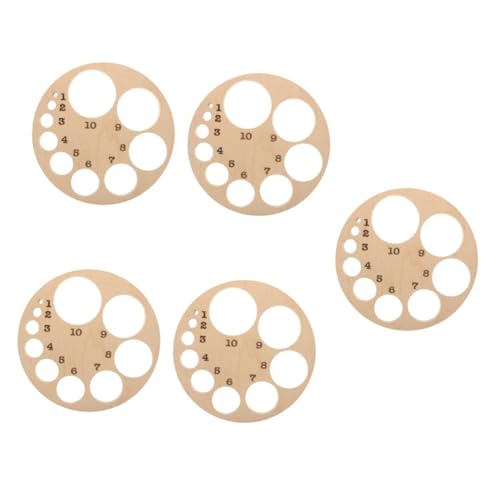 SOLUSTRE 5St Diagramm des Gebärmutterhalses Stärker Beckenbodenmuskeltrainer fötal Klassen Oberschenkeltrainer Becken- Perlen Bausatz Geburt Trainierender J Holzmodell hölzern Beige von SOLUSTRE