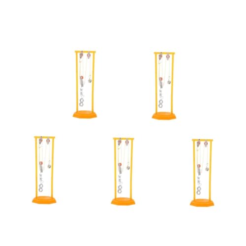 SOLUSTRE 5St Riemenscheiben-Experimentierset experimentierkasten physik Lernspielzeug für Physik Physikspielzeug Riemenscheibe aus Kunststoff basteln Plastik von SOLUSTRE