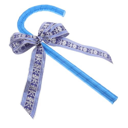 SOLUSTRE Kostümkrücken Mit Schleife Gehstöcke Für Damen Kostümstock-Requisite Mit Stab Partykrücken Tanzstöcke Aus Stock Als Kostümzubehör Kinderfreundliche Langlebiges Design SOLUSTRE Kostümkrücken Mit Schleife Gehstöcke Für Damen Kostümstock-Requisite Mit Stab Partykrücken Tanzstöcke Aus Stock Als Kostümzubehör Kinderfreundliche Langlebiges Design von SOLUSTRE