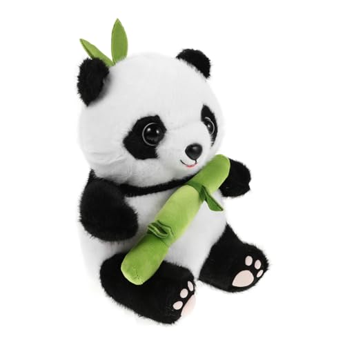 SOLUSTRE Süßes Panda Plüschtier Weiches Stofftier Autodekoration Entzückende Panda Plüschtiere Cartoon Panda Ornament Plüschpuppen Ornament von SOLUSTRE