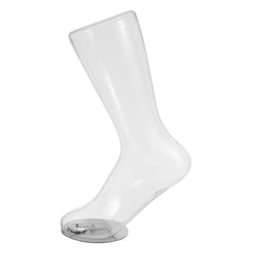 SOLUSTRE Transparentes Fußmodell Mannequin-füße Schaufensterpuppenfüße Für Socken Schaufensterpuppenbein Socken Schaufensterpuppe Sockenständer Schaufensterpuppe Fuß Füße Modell Plastik von SOLUSTRE