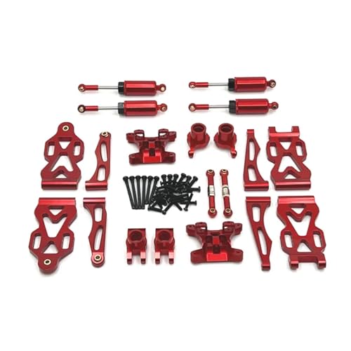 SONHWNGE „Metall-Upgrade- und Modifikationskit for die SCY1/16-Vollserie for JJRC C8805 RC-Autoteile“(Rood) von SONHWNGE